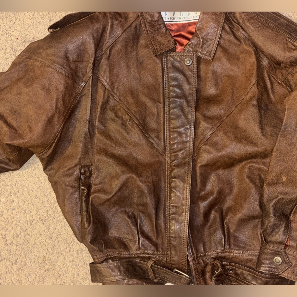 BB Dakota Dark Brown Leather Jacket